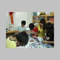 004-Sorting name tags etc.JPG